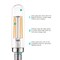 Luxrite T6/T6.5 LED Bulbs 5W (60W Equivalent) 500LM 2700K Warm White Dimmable E12 Candelabra Base 6-Pack LR21622-6PK - alternate 3